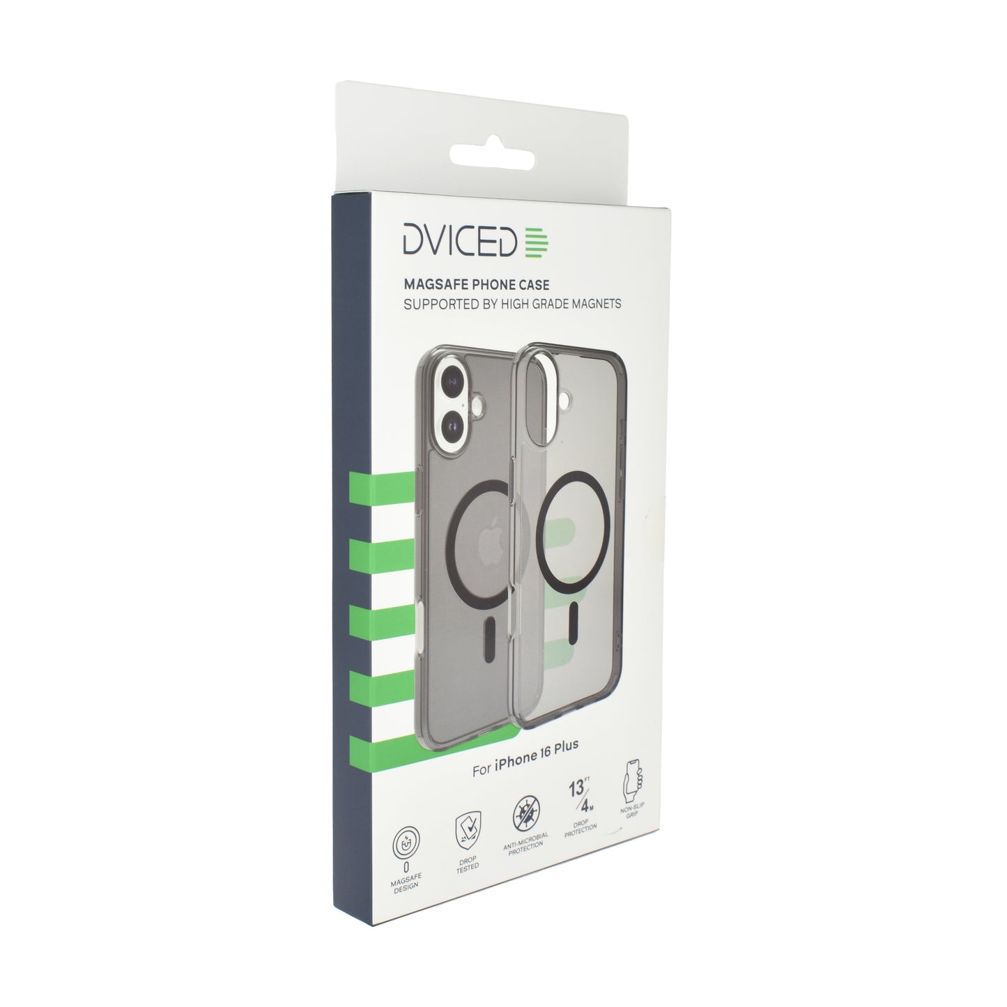 Dviced MagSafe iPhone 16 Plus zadimljena maska - Black