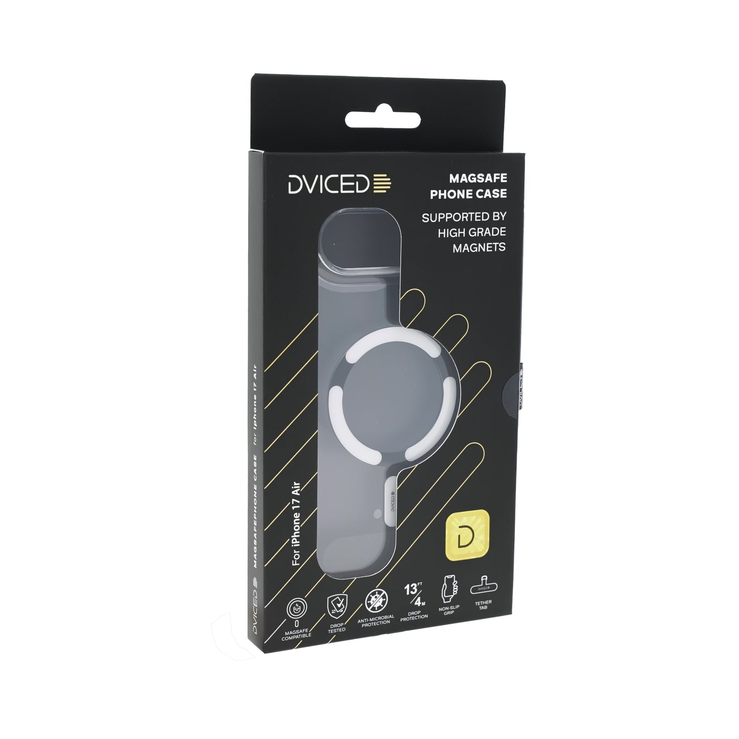 Dviced MagSafe iPhone 17 Air maska providna, bela - iSTYLE RS