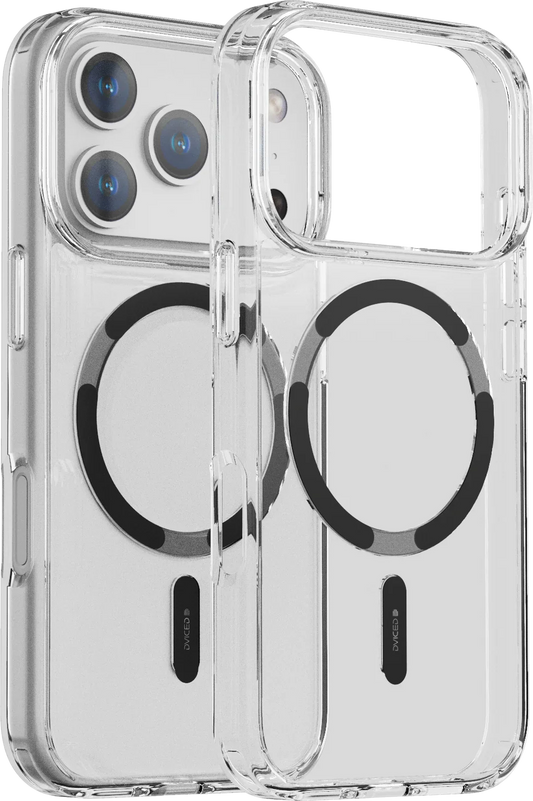 Dviced MagSafe iPhone 17 Pro maska providna, crna - iSTYLE RS