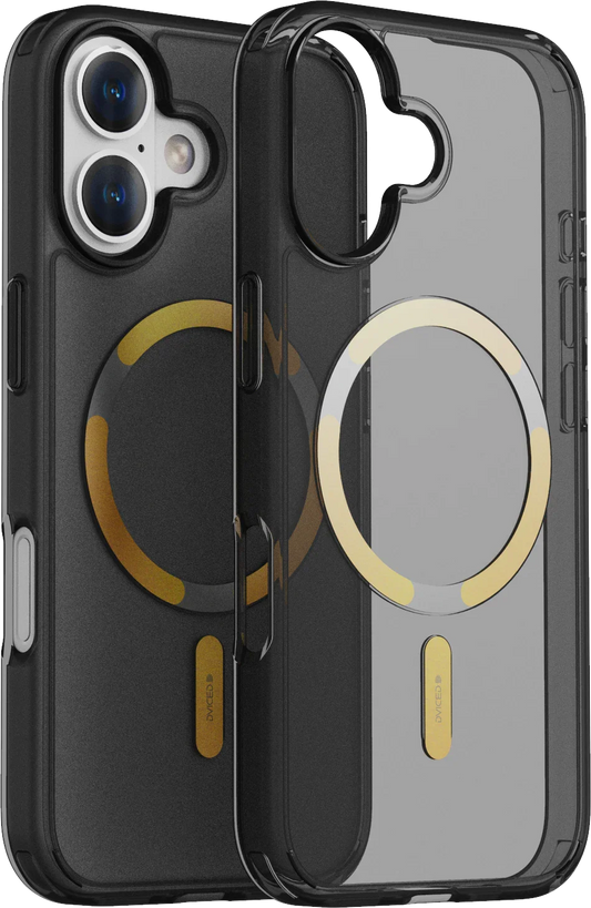 Dviced MagSafe iPhone 17 maska zadimljena, zlatna - iSTYLE RS