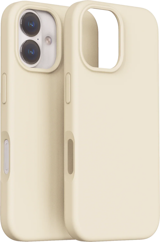 Dviced Silikonska MagSafe maska za iPhone 17, bež - iSTYLE RS