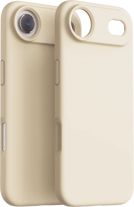 Dviced Silikonska MagSafe maska za iPhone 17 Air, bež - iSTYLE RS