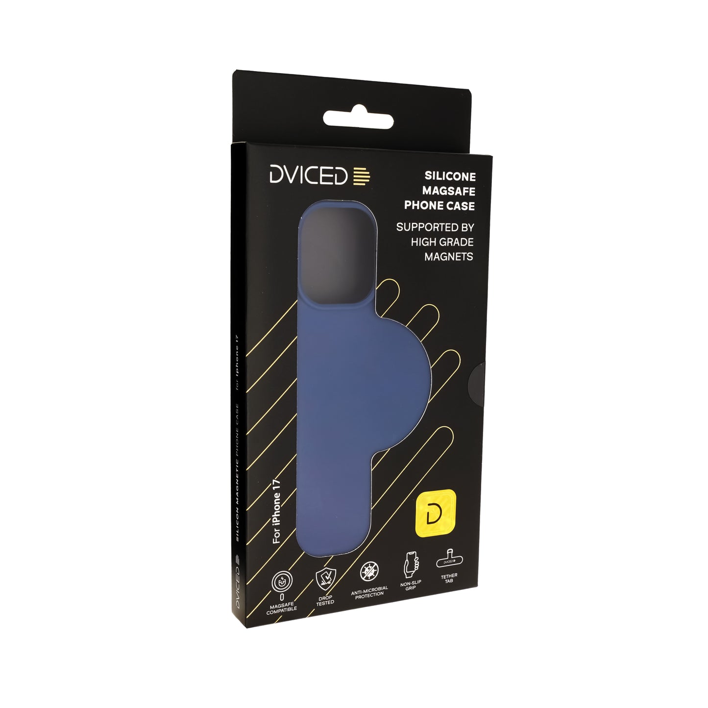 Dviced Silikonska MagSafe maska iPhone 17, plava - iSTYLE RS