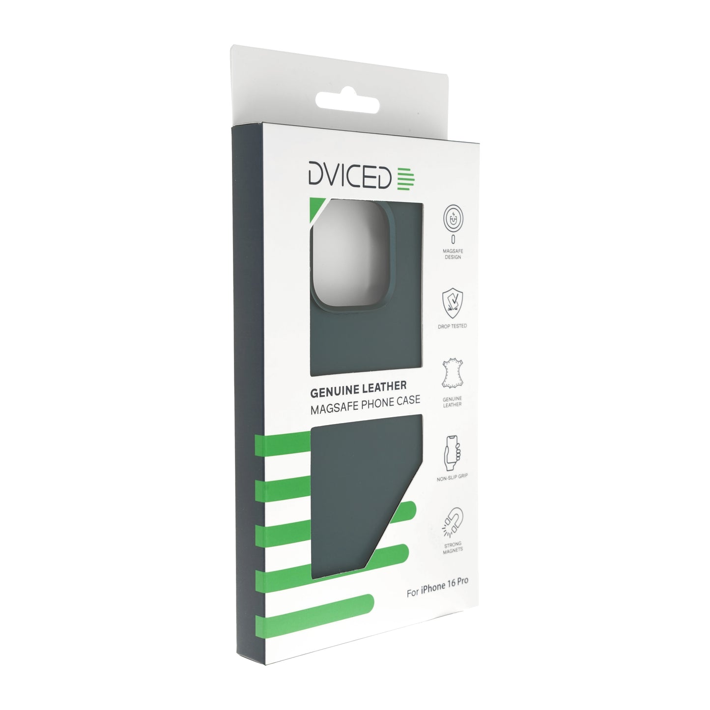 Dviced Leather maska sa MagSafe-om za iPhone 16 Pro - Blue