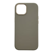 Dviced Leather maska sa MagSafe-om za iPhone 15 - Grey