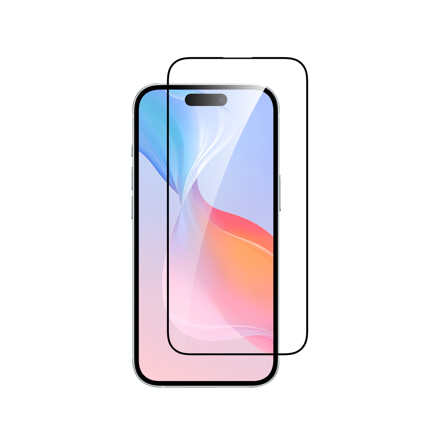 Dviced Tempered zaštitno staklo od ivice do ivice za iPhone 16 sa aplikatorom