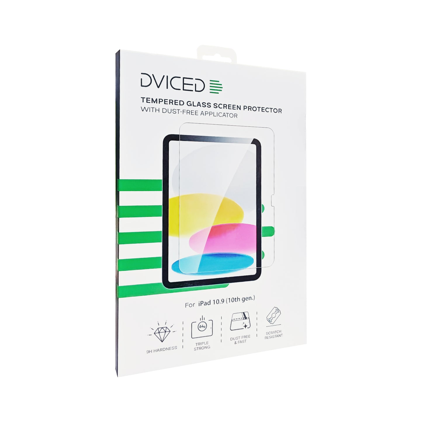 Dviced Tempered zaštitno staklo za iPad 10.9 (10th gen.) sa aplikatorom protiv prašine