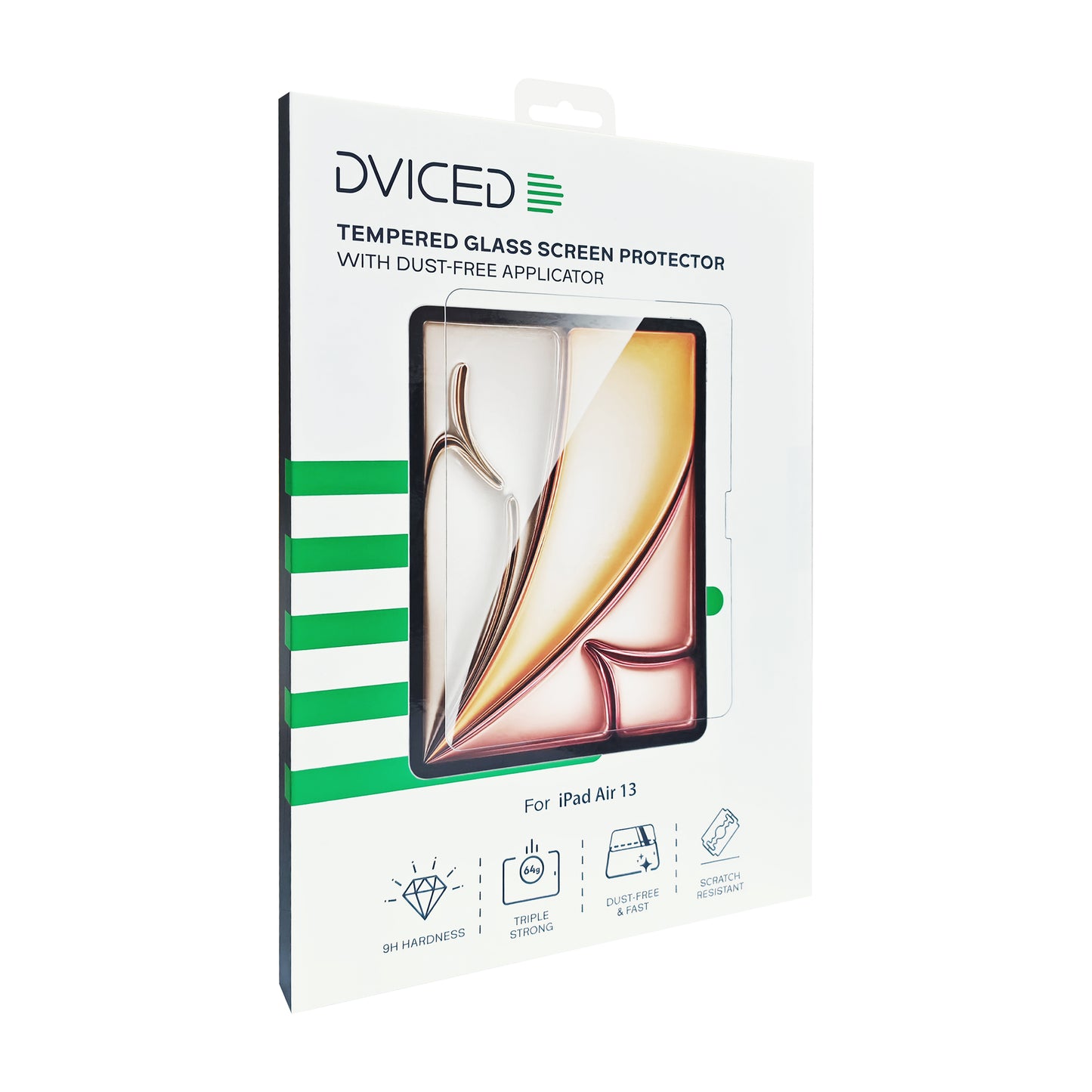 Dviced Tempered zaštitno staklo za iPad Air 13 sa aplikatorom protiv prašine