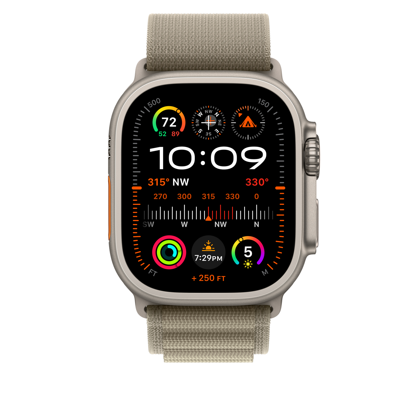 49mm Olive Alpine Loop - Small - iSTYLE RS