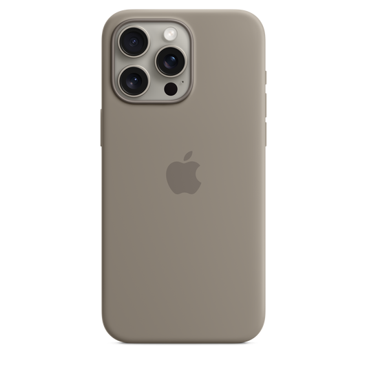 iPhone 15 Pro Max Silicone Case sa MagSafe-om - Clay - iSTYLE RS