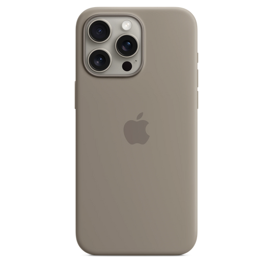 iPhone 15 Pro Max Silicone Case sa MagSafe-om - Clay - iSTYLE RS