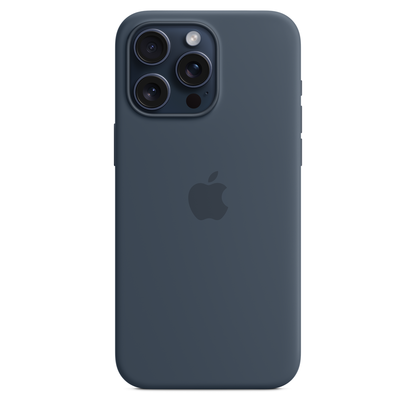iPhone 15 Pro Max Silicone Case sa MagSafe-om - Storm Blue - iSTYLE RS