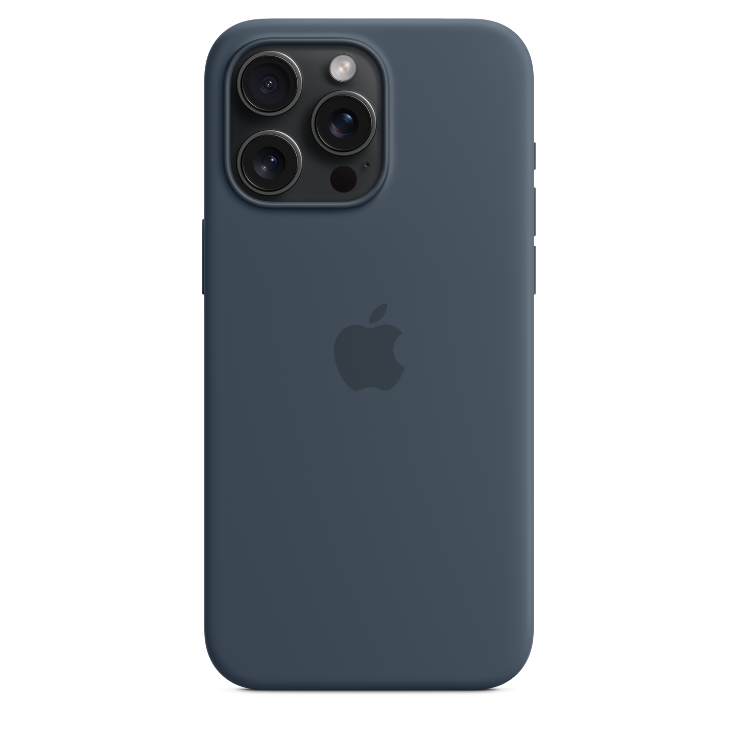 iPhone 15 Pro Max Silicone Case sa MagSafe-om - Storm Blue - iSTYLE RS