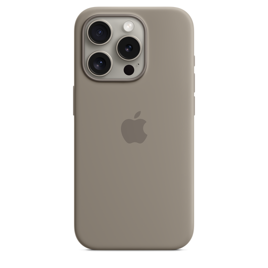iPhone 15 Pro Silicone Case sa MagSafe-om - Clay - iSTYLE RS
