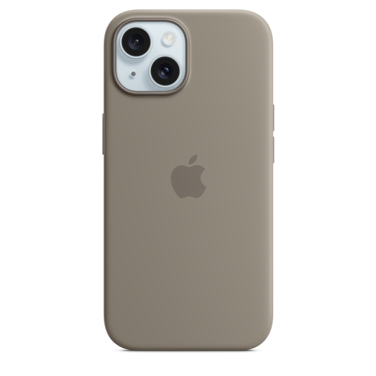 iPhone 15 Silicone Case sa MagSafe-om - Clay - iSTYLE RS