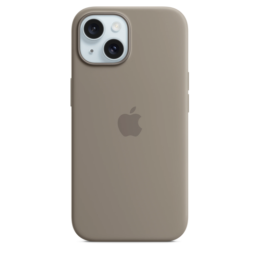 iPhone 15 Silicone Case sa MagSafe-om - Clay - iSTYLE RS