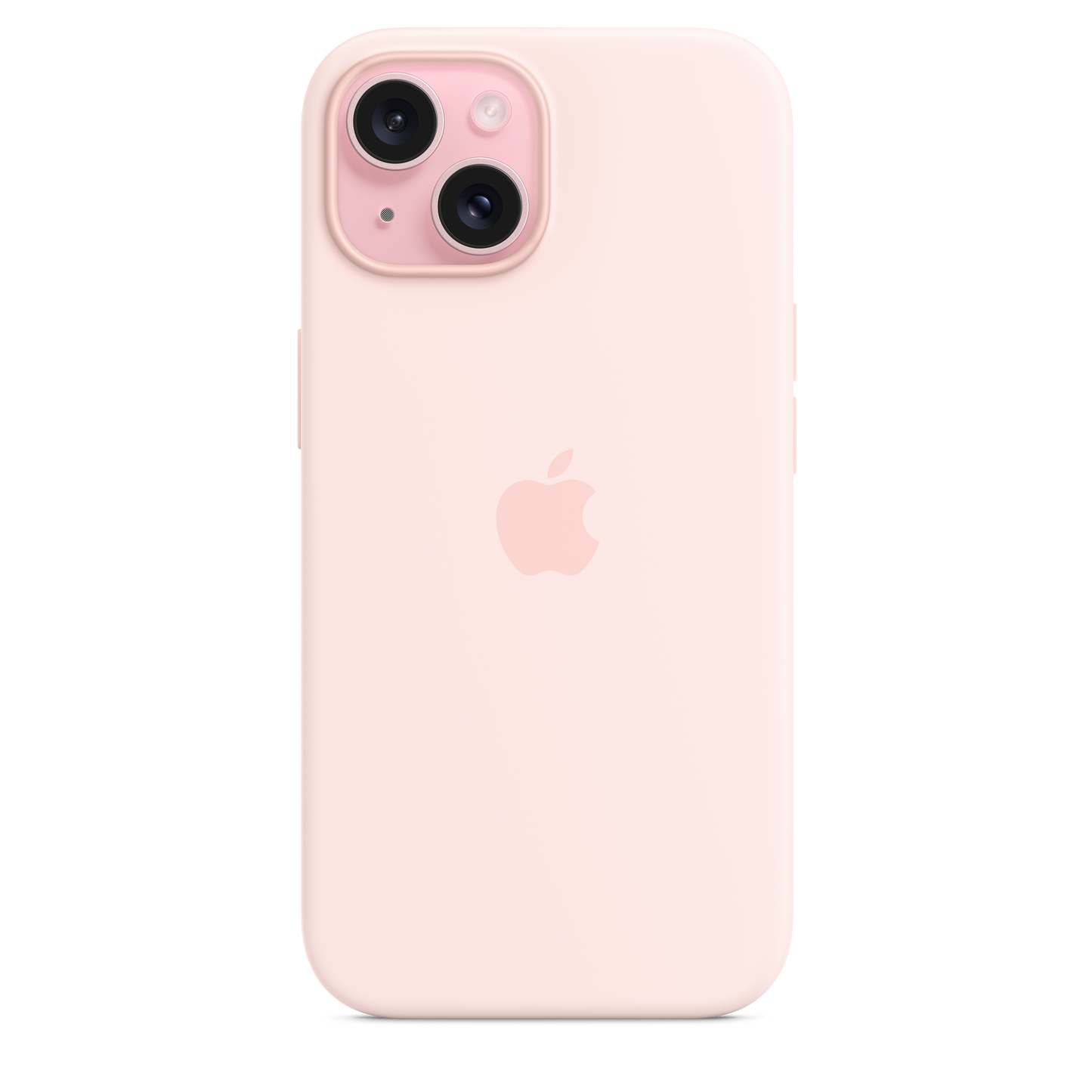 iPhone 15 Silicone Case sa MagSafe-om - Light Pink - iSTYLE RS
