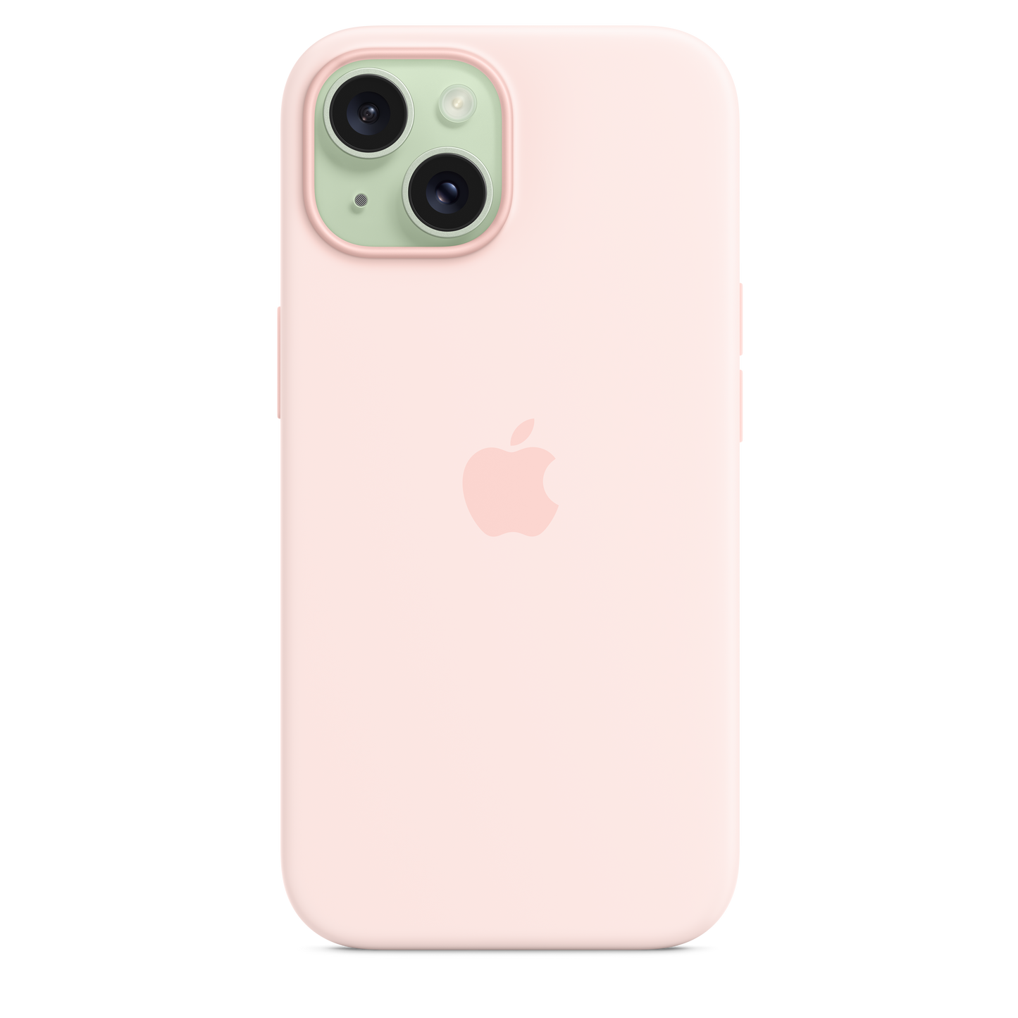 iPhone 15 Silicone Case sa MagSafe-om - Light Pink - iSTYLE RS