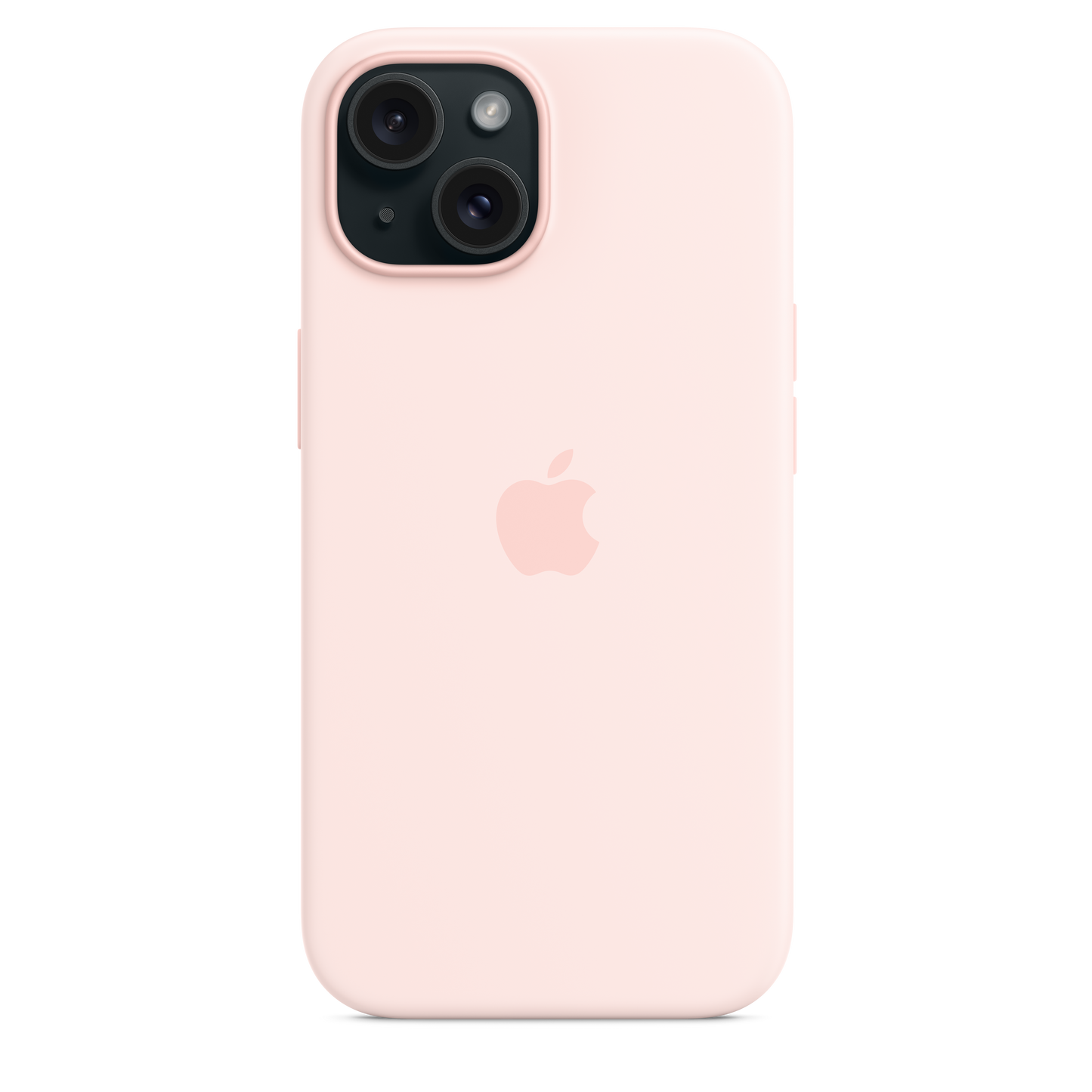 iPhone 15 Silicone Case sa MagSafe-om - Light Pink - iSTYLE RS