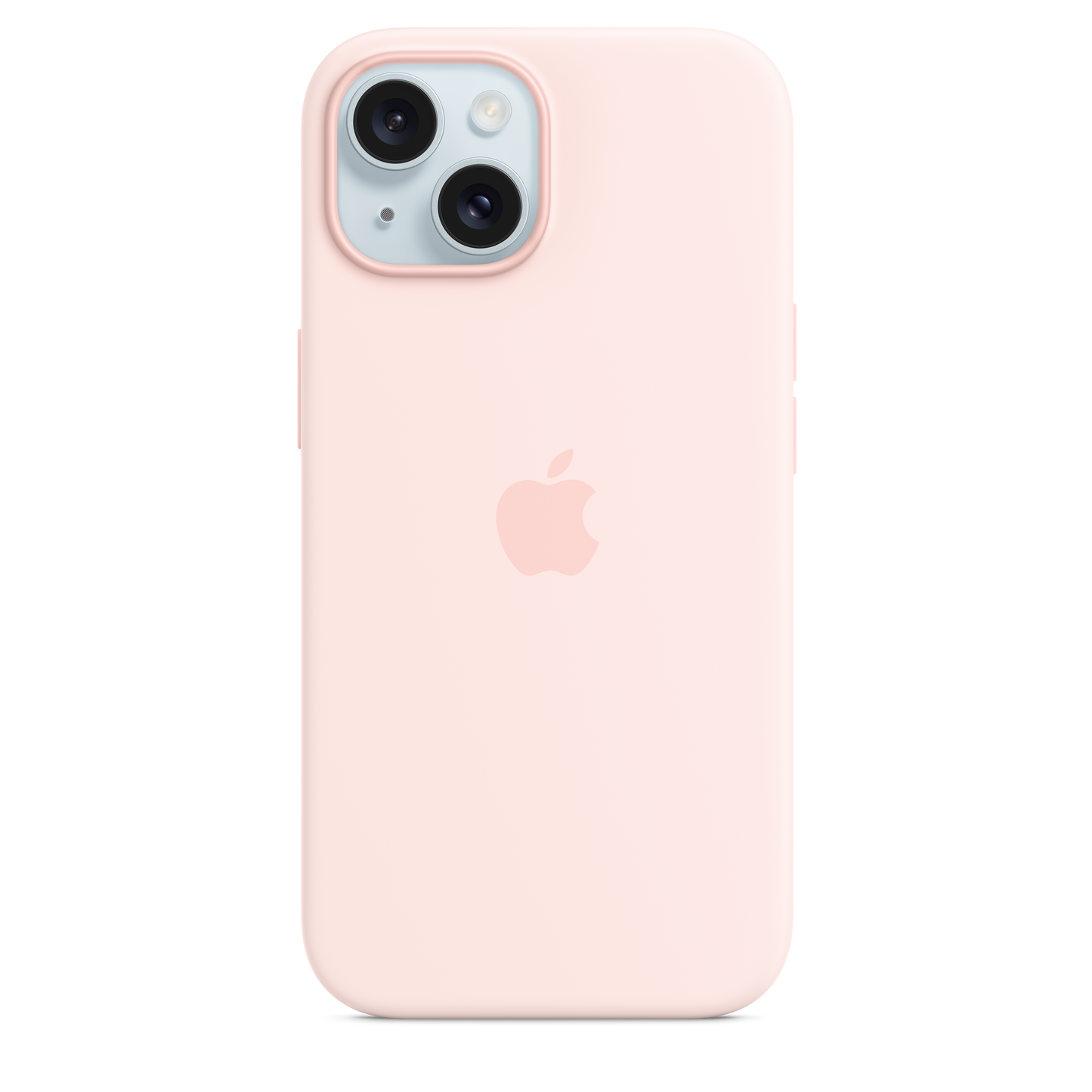 iPhone 15 Silicone Case sa MagSafe-om - Light Pink - iSTYLE RS