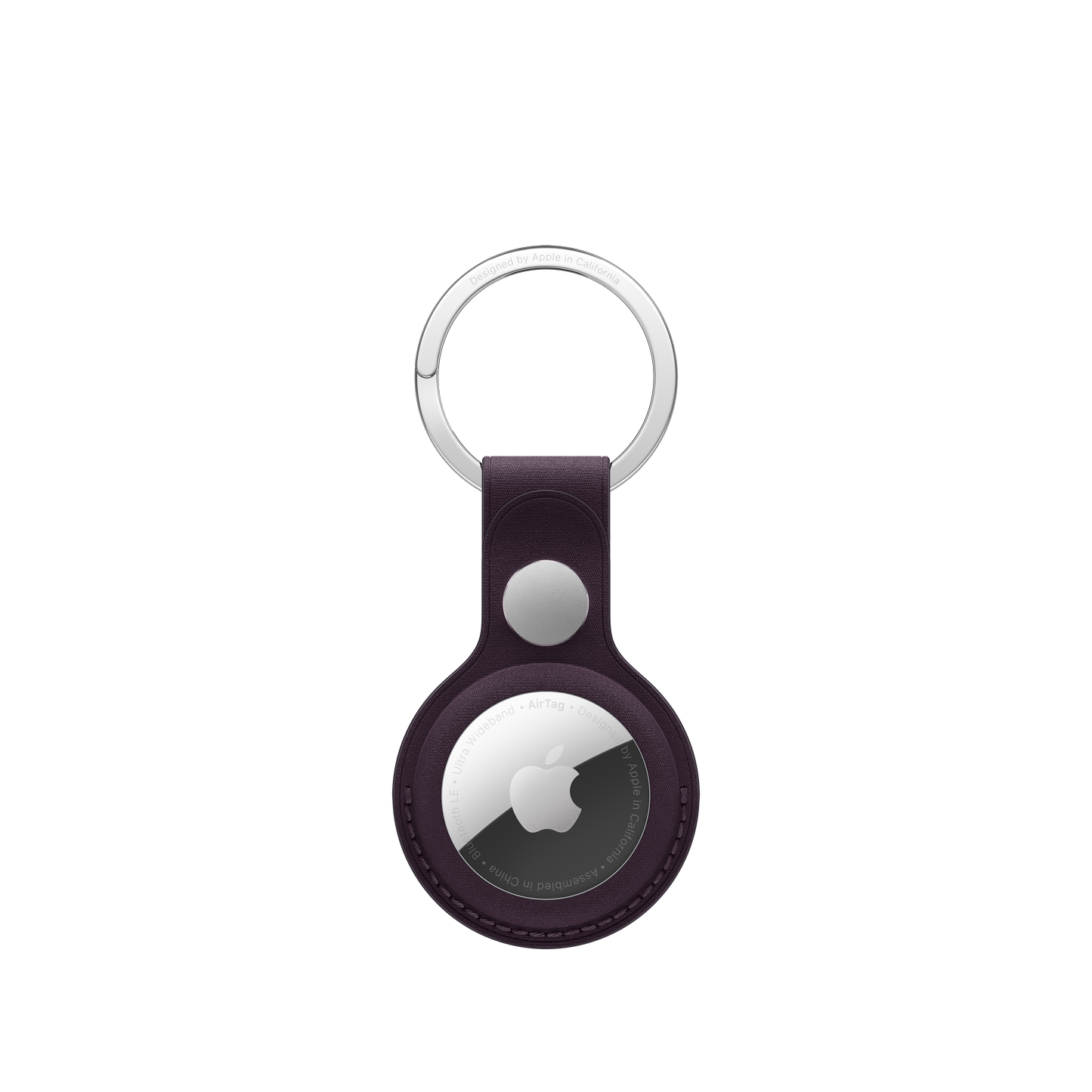 AirTag FineWoven Key Ring - Blackberry - iSTYLE RS