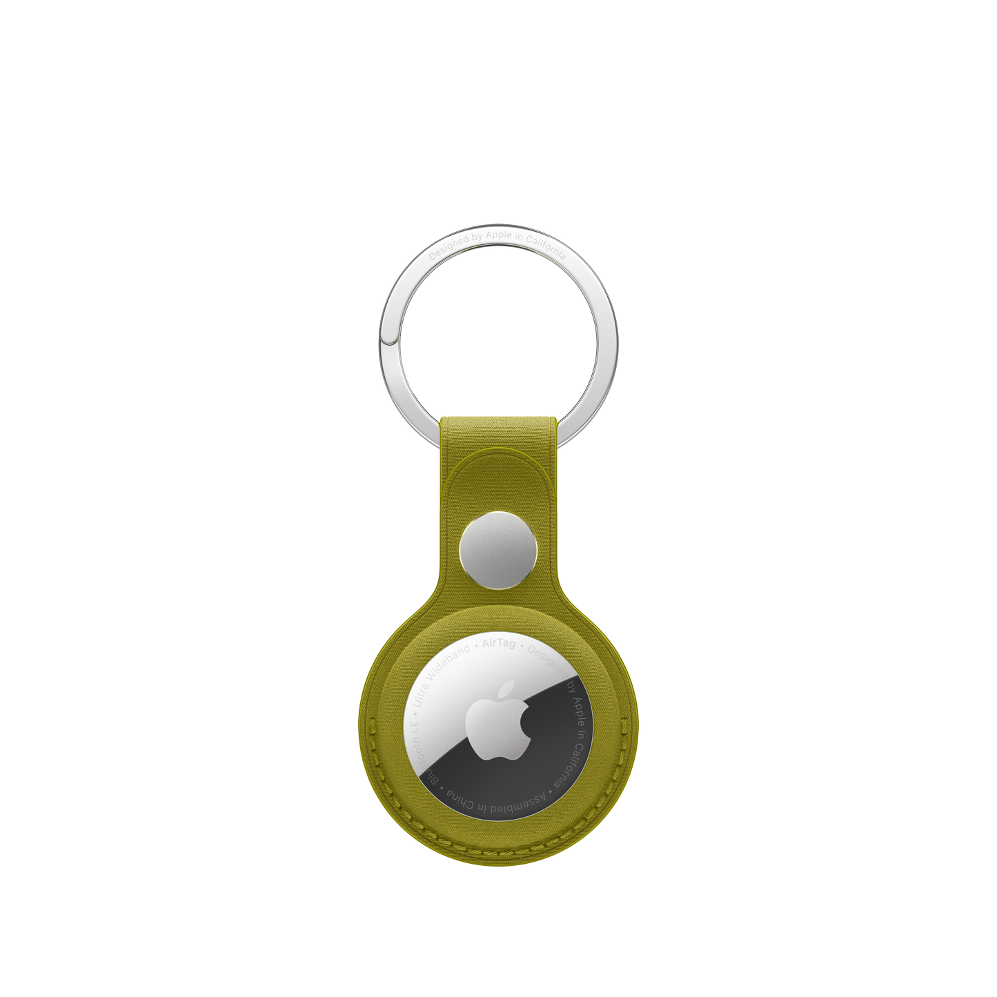 AirTag FineWoven Key Ring - Chartreuse - iSTYLE RS