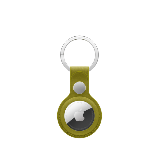 AirTag FineWoven Key Ring - Chartreuse - iSTYLE RS