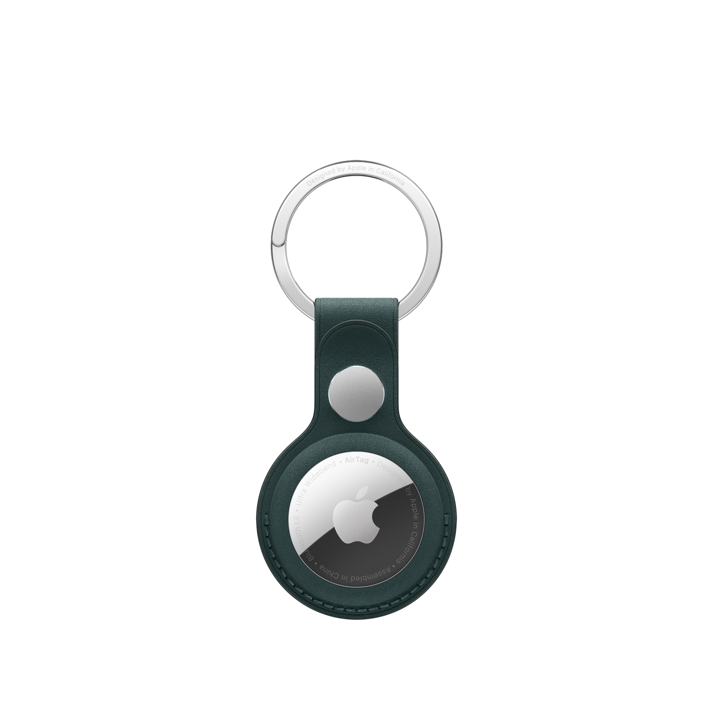 AirTag FineWoven Key Ring - Dark Green - iSTYLE RS