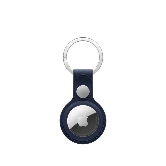 AirTag FineWoven Key Ring - Deep Blue - iSTYLE RS