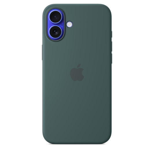 iPhone 16 Plus Silicone Case sa MagSafe-om - Lake Green - iSTYLE RS
