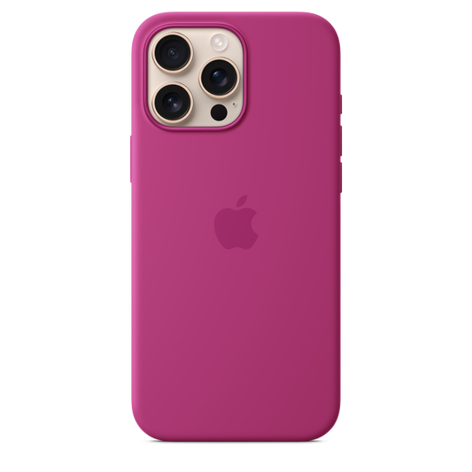 iPhone 16 Pro Max Silicone Case sa MagSafe-om - Fuchsia - iSTYLE RS