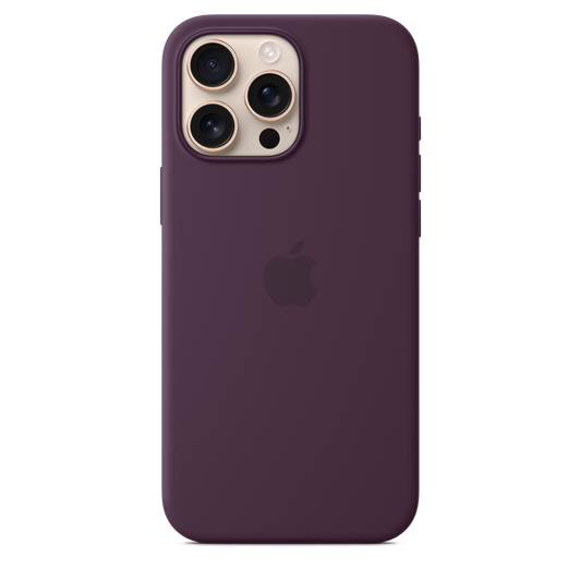 iPhone 16 Pro Max Silicone Case sa MagSafe-om - Plum - iSTYLE RS