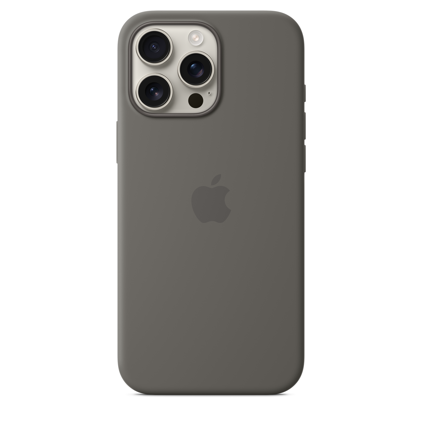 iPhone 16 Pro Max Silicone Case sa MagSafe-om - Stone Grey - iSTYLE RS