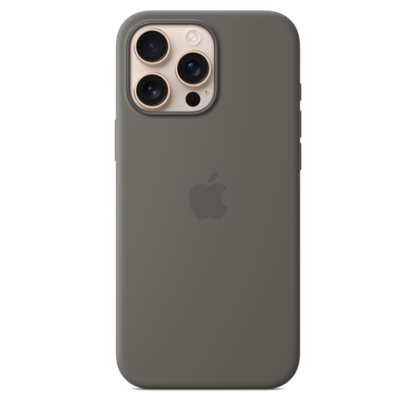 iPhone 16 Pro Max Silicone Case sa MagSafe-om - Stone Grey - iSTYLE RS