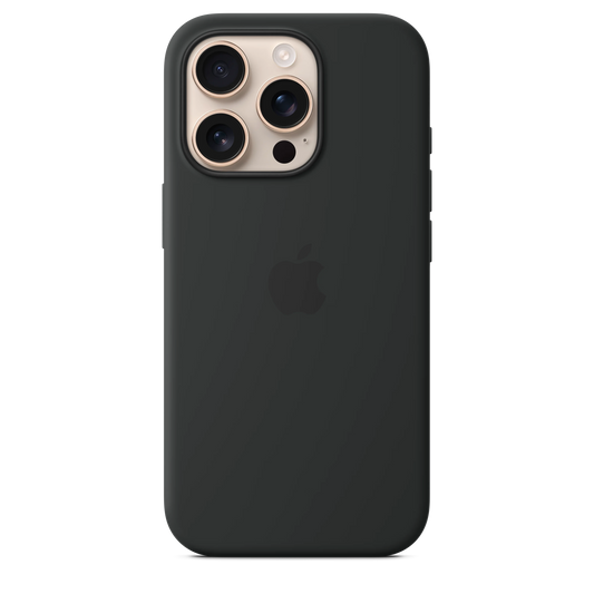iPhone 16 Pro Silicone Case sa MagSafe-om - Black - iSTYLE RS