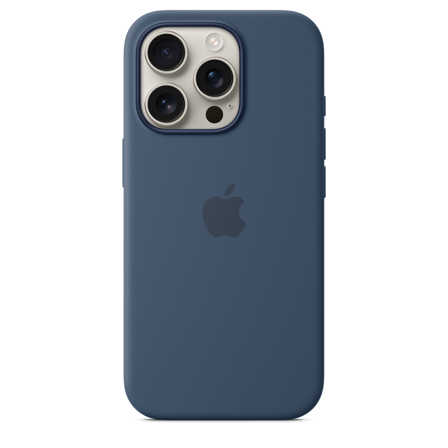 iPhone 16 Pro Silicone Case sa MagSafe-om - Denim - iSTYLE RS