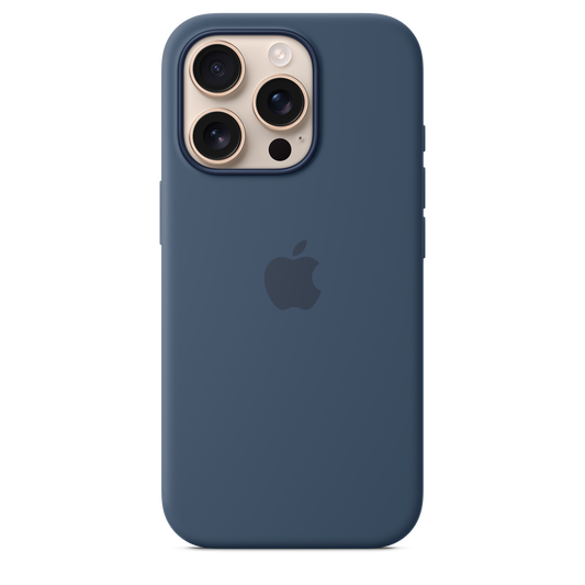 iPhone 16 Pro Silicone Case sa MagSafe-om - Denim - iSTYLE RS