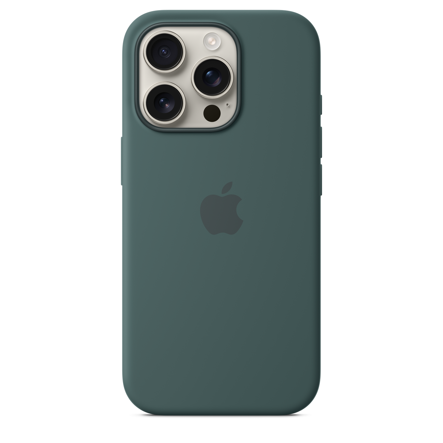 iPhone 16 Pro Silicone Case sa MagSafe-om - Lake Green - iSTYLE RS