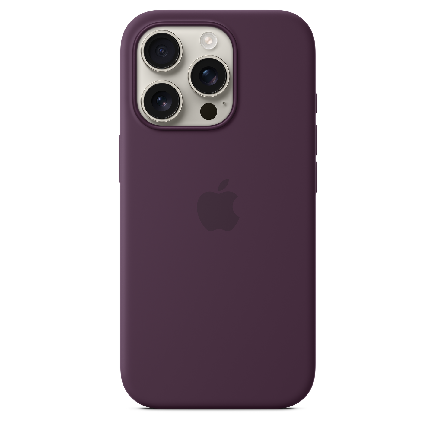 iPhone 16 Pro Silicone Case sa MagSafe-om - Plum - iSTYLE RS
