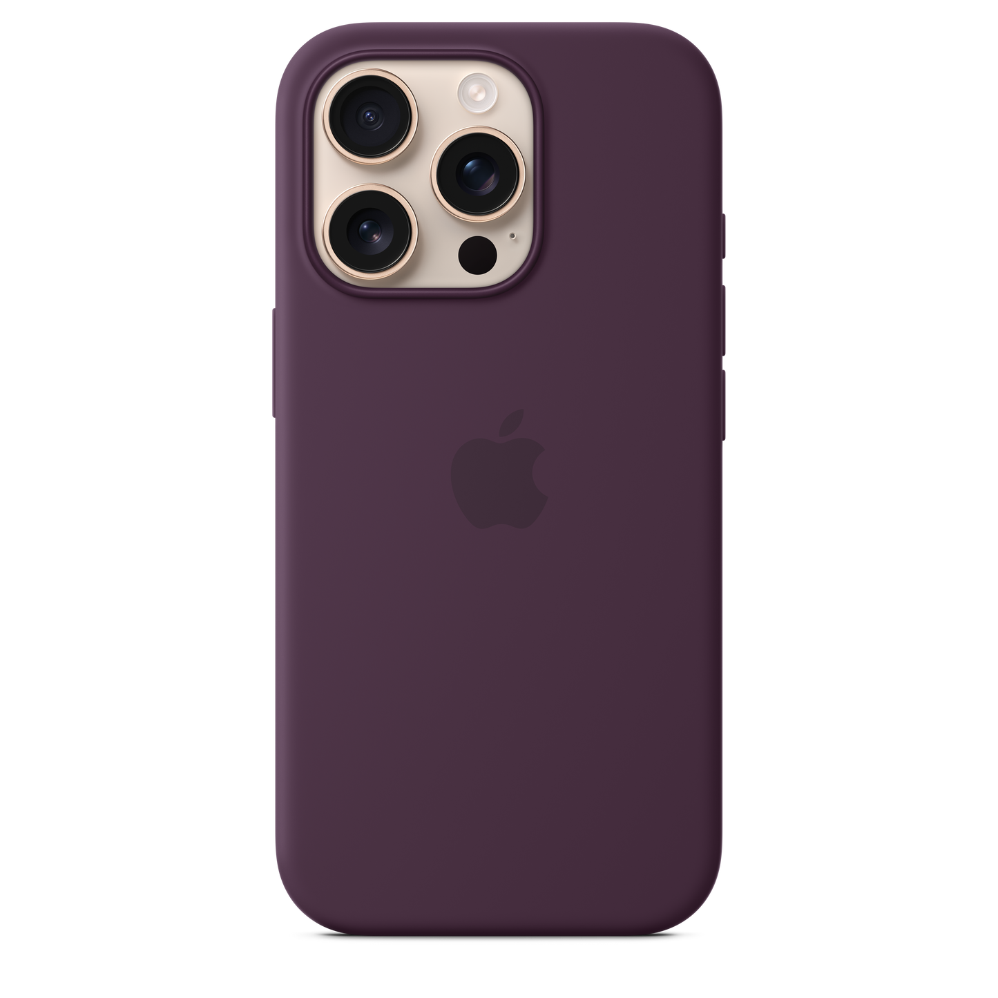 iPhone 16 Pro Silicone Case sa MagSafe-om - Plum - iSTYLE RS