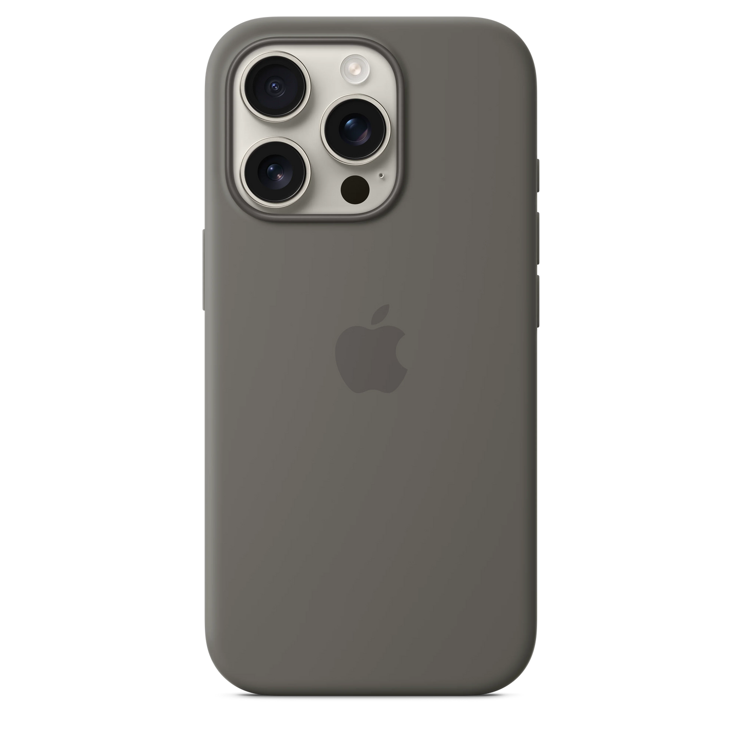 iPhone 16 Pro Silicone Case sa MagSafe-om - Stone Grey - iSTYLE RS
