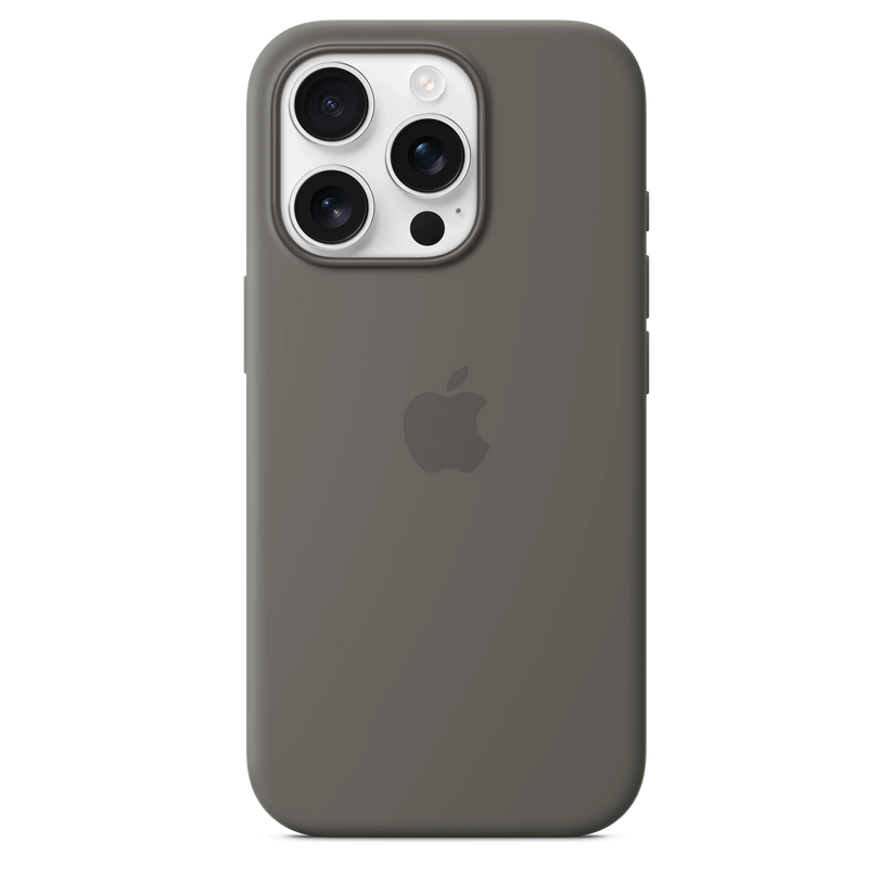 iPhone 16 Pro Silicone Case sa MagSafe-om - Stone Grey - iSTYLE RS