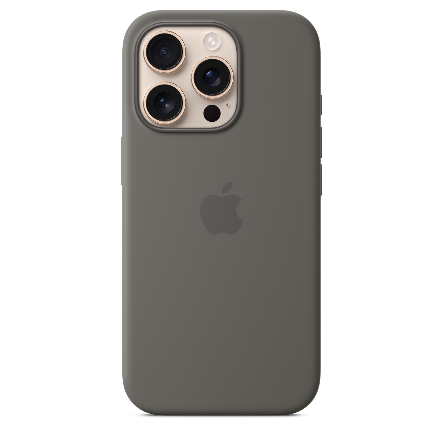 iPhone 16 Pro Silicone Case sa MagSafe-om - Stone Grey - iSTYLE RS