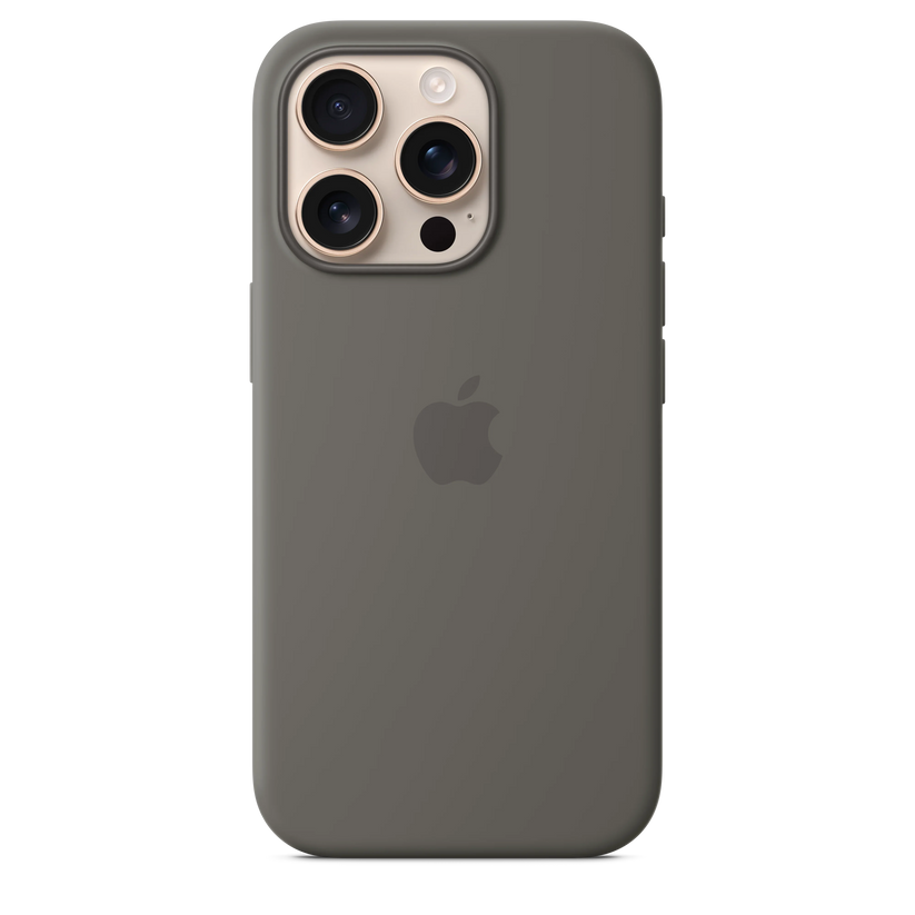 iPhone 16 Pro Silicone Case sa MagSafe-om - Stone Grey - iSTYLE RS