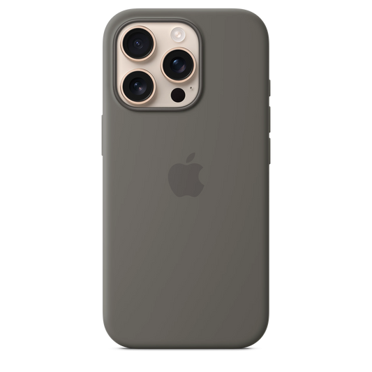 iPhone 16 Pro Silicone Case sa MagSafe-om - Stone Grey - iSTYLE RS