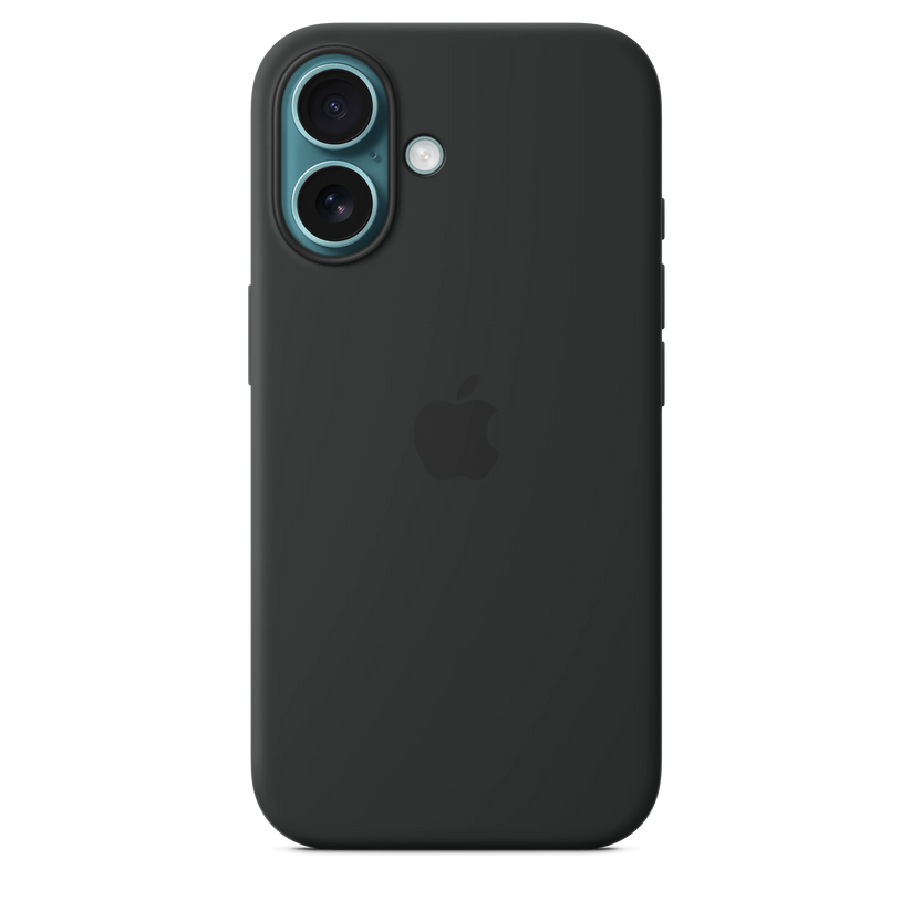 iPhone 16 Silicone Case sa MagSafe-om - Black - iSTYLE RS