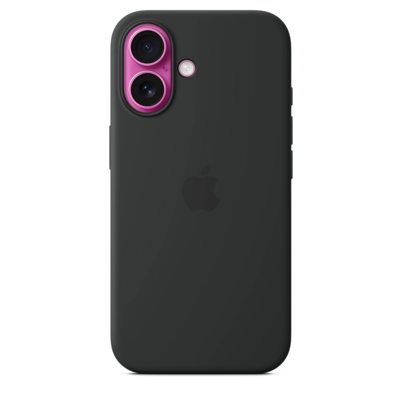 iPhone 16 Silicone Case sa MagSafe-om - Black - iSTYLE RS
