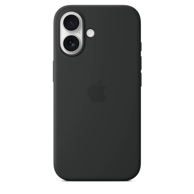 iPhone 16 Silicone Case sa MagSafe-om - Black - iSTYLE RS