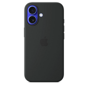 iPhone 16 Silicone Case sa MagSafe-om - Black - iSTYLE RS