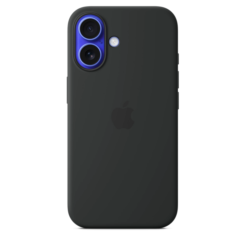iPhone 16 Silicone Case sa MagSafe-om - Black - iSTYLE RS
